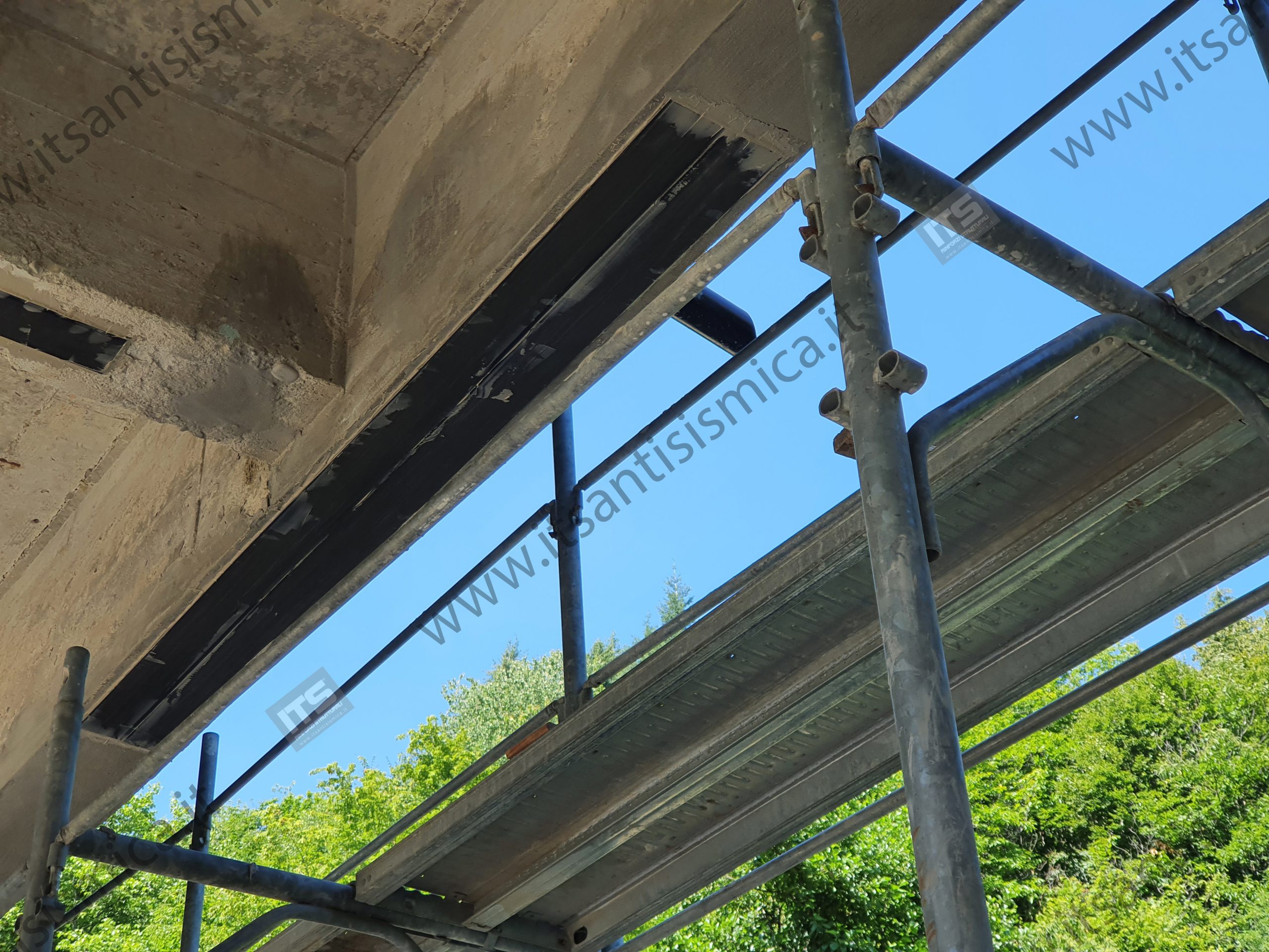 Rinforzo strutturale del ponte di Fossato — Pistoia — fotografia di cantiere 11